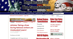 Desktop Screenshot of americansfortheconstitution.com