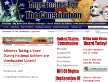 Tablet Screenshot of americansfortheconstitution.com